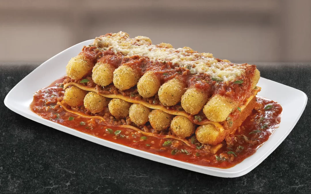 Lasagna con Dedos de Queso Mozzarella